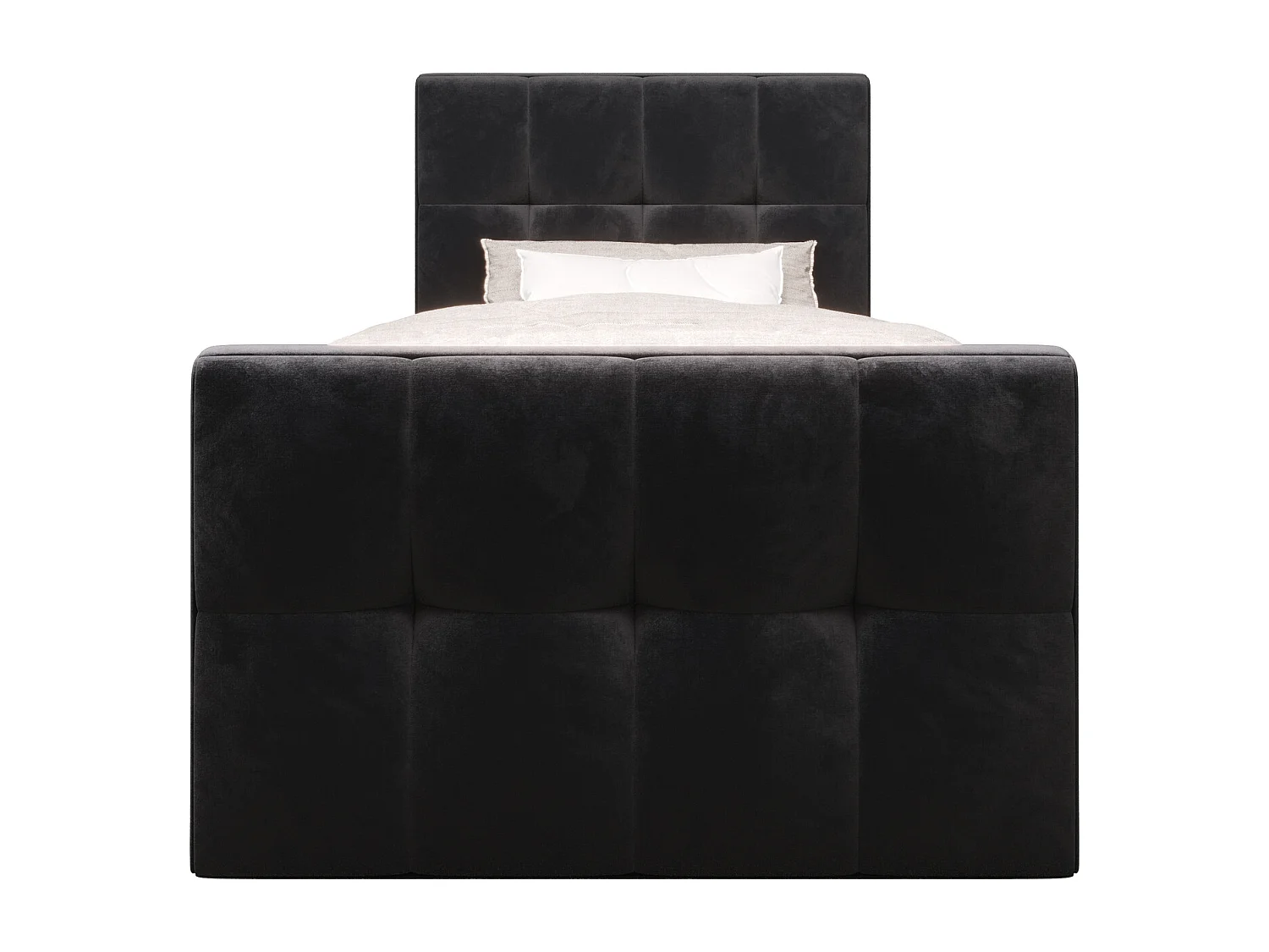 Boxspringbett MANHATAN 120x200 Monolith 97