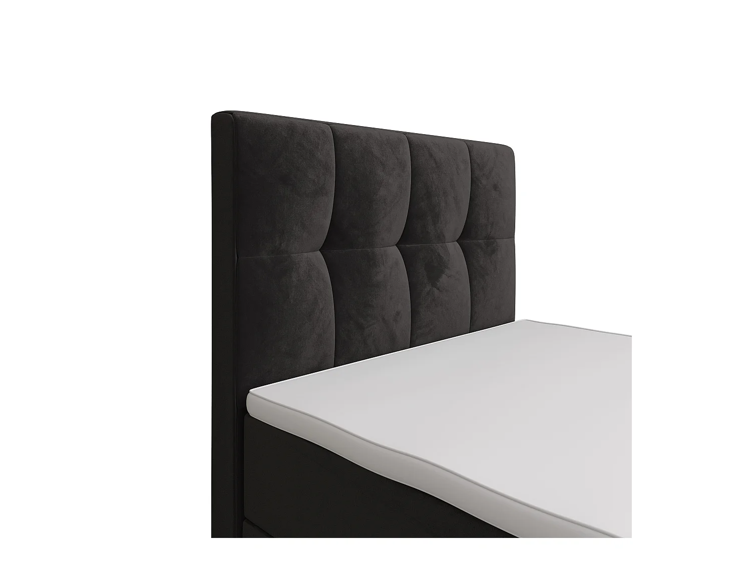 Boxspringbett MANHATAN 100x200 Monolith 92