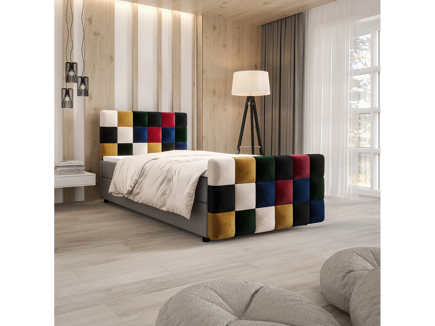 Boxspringbett LEMON Plus 90x200 Itaka Red