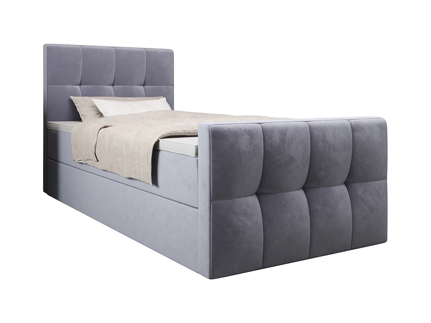 Boxspringbett MANHATAN 90x200 Monolith 70