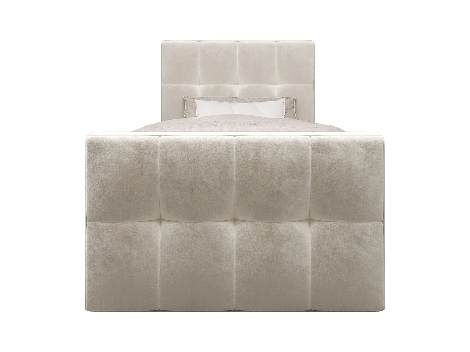 Boxspringbett MANHATAN 120x200 Monolith 02