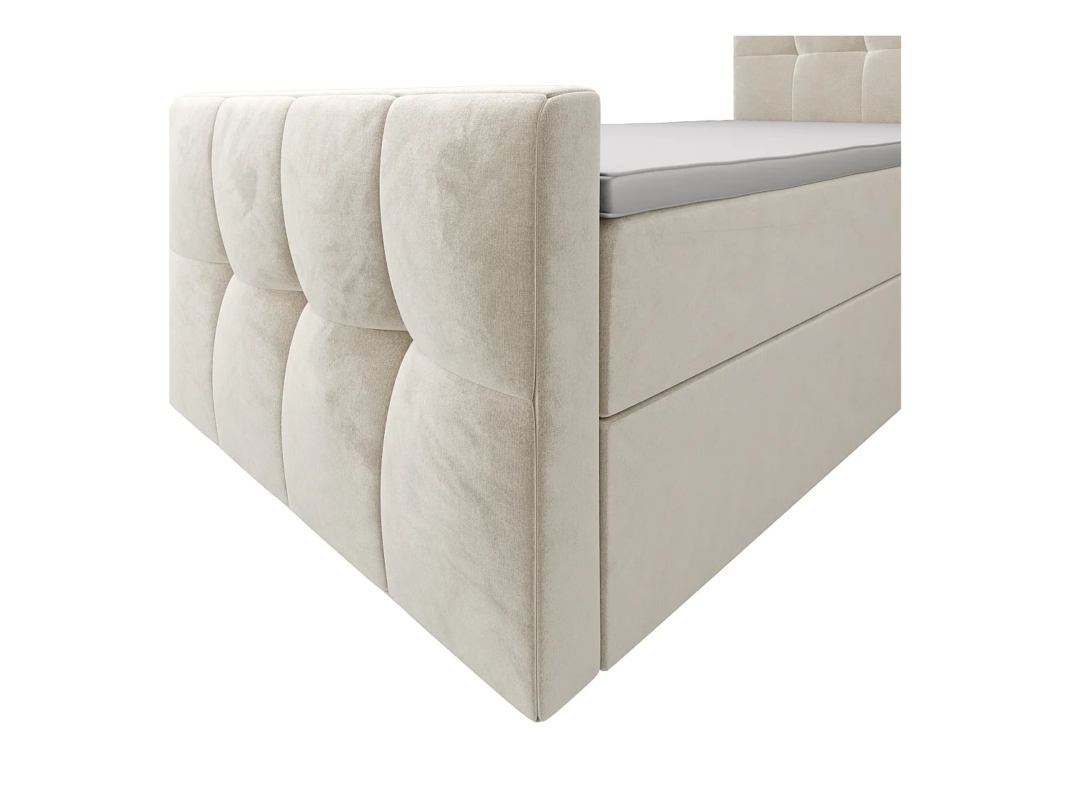 Boxspringbett MANHATAN 120x200 Monolith 02