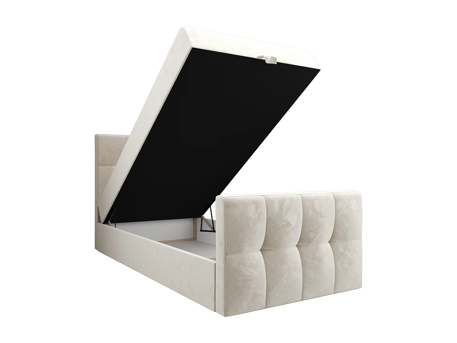 Boxspringbett MANHATAN 120x200 Monolith 02