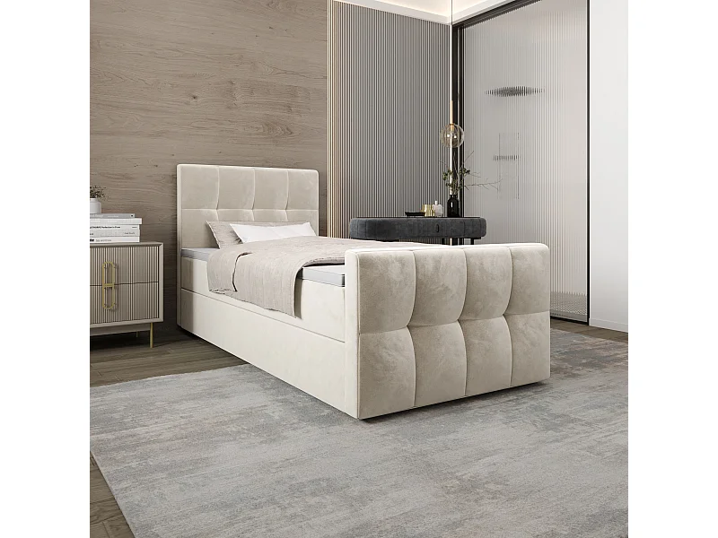 Boxspringbett MANHATAN 120x200 Monolith 02