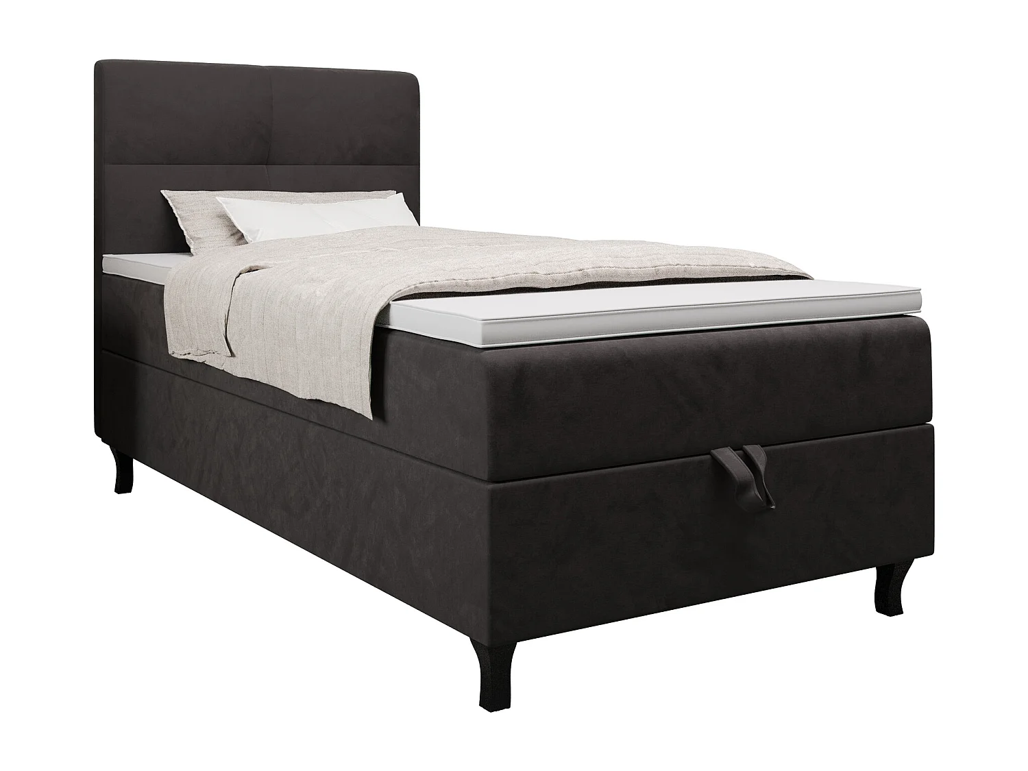 Boxspringbett LIMBA 100x200 Monolith 92