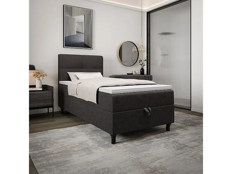 Boxspringbett LIMBA 100x200 Monolith 92