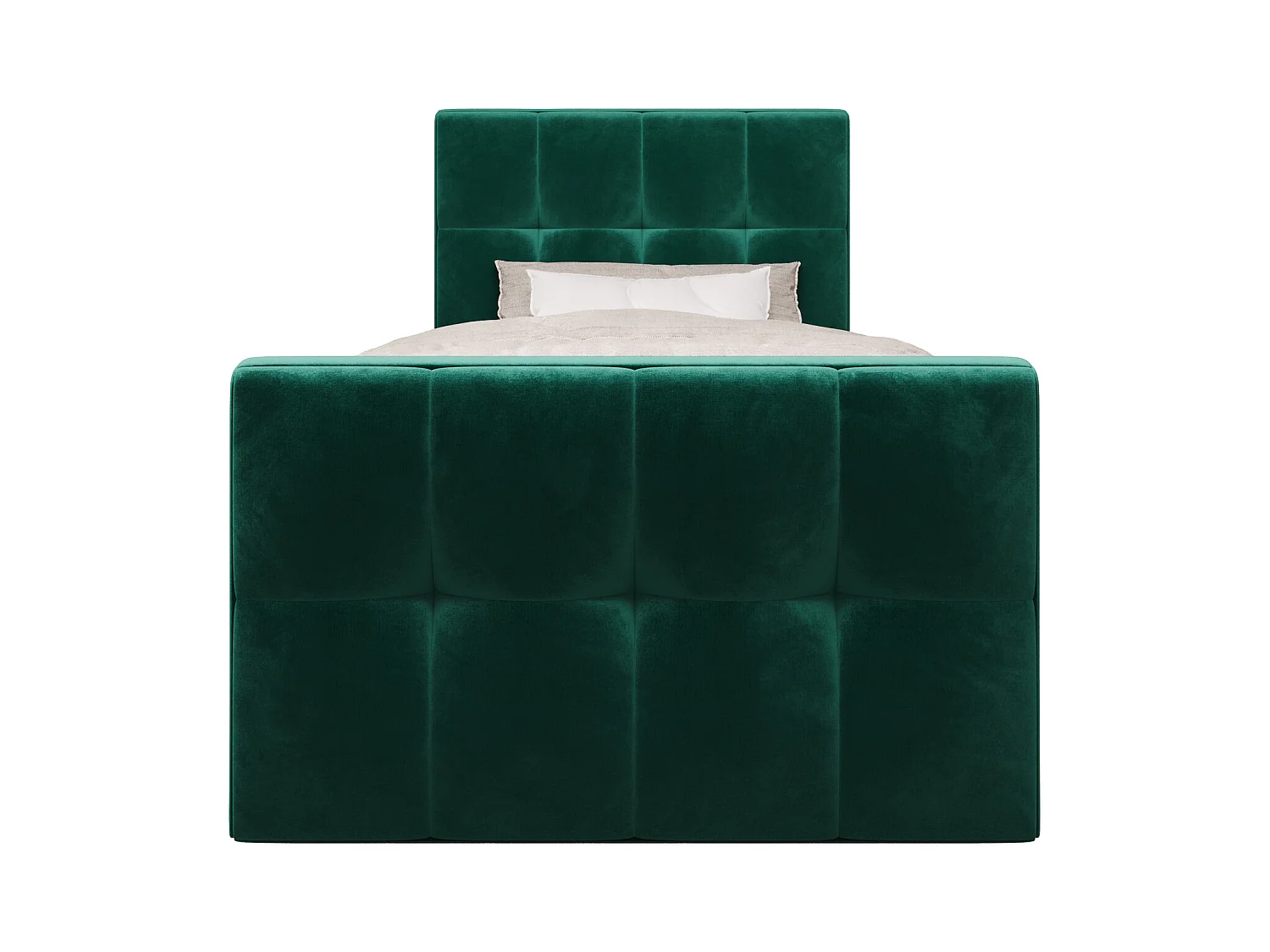 Boxspringbett MANHATAN 90x200 Monolith 37