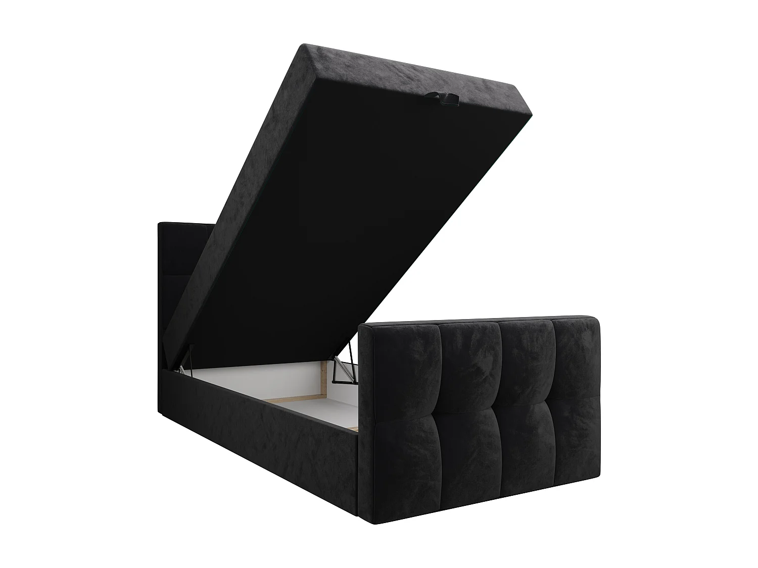 Boxspringbett MANHATAN 90x200 Monolith 97