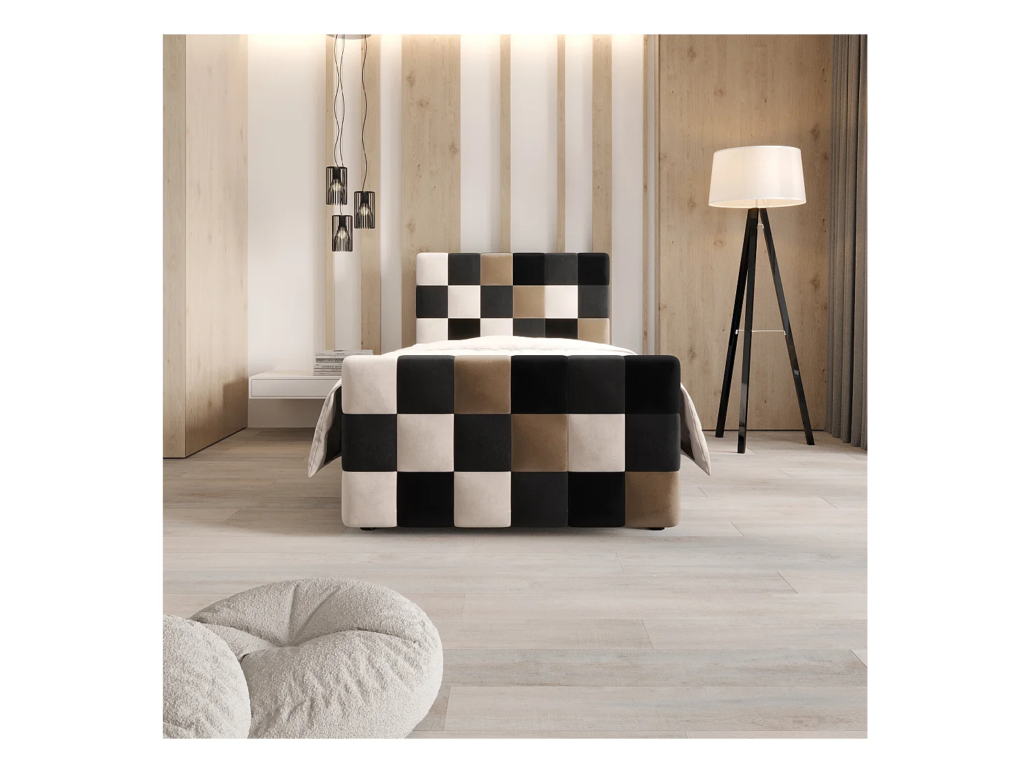 Boxspringbett LEMON Plus 90x200 Itaka Black