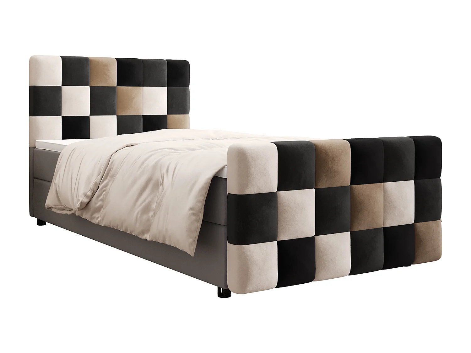 Boxspringbett LEMON Plus 90x200 Itaka Black
