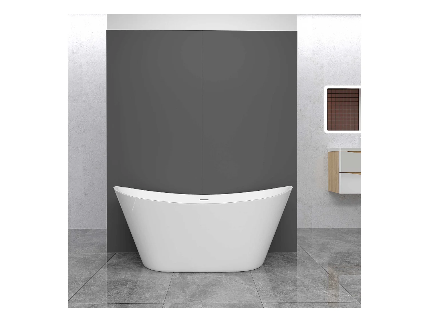 AICA Lot de 2 panneaux muraux de douche NOIR en aluminium avec 1 profilés — L120xL120xH210 cm , protection murale,antimoisissure,facile à installer