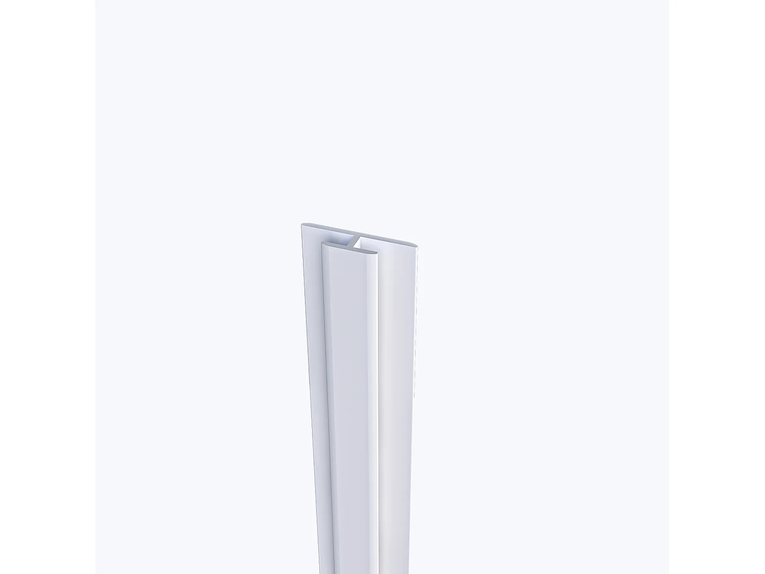 AICA Lot de 2 panneaux muraux de douche Blanc en aluminium avec 1 profilés — L90xL90xH210 cm , protection murale,antimoisissure,facile à installer