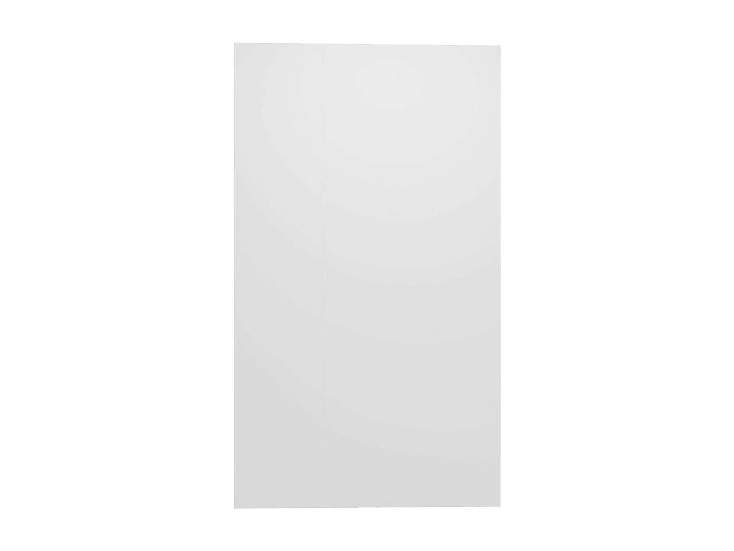 AICA Lot de 2 panneaux muraux de douche Blanc en aluminium avec 1 profilés — L40xL100xH210 cm ,protection murale,antimoisissure,facile à installer