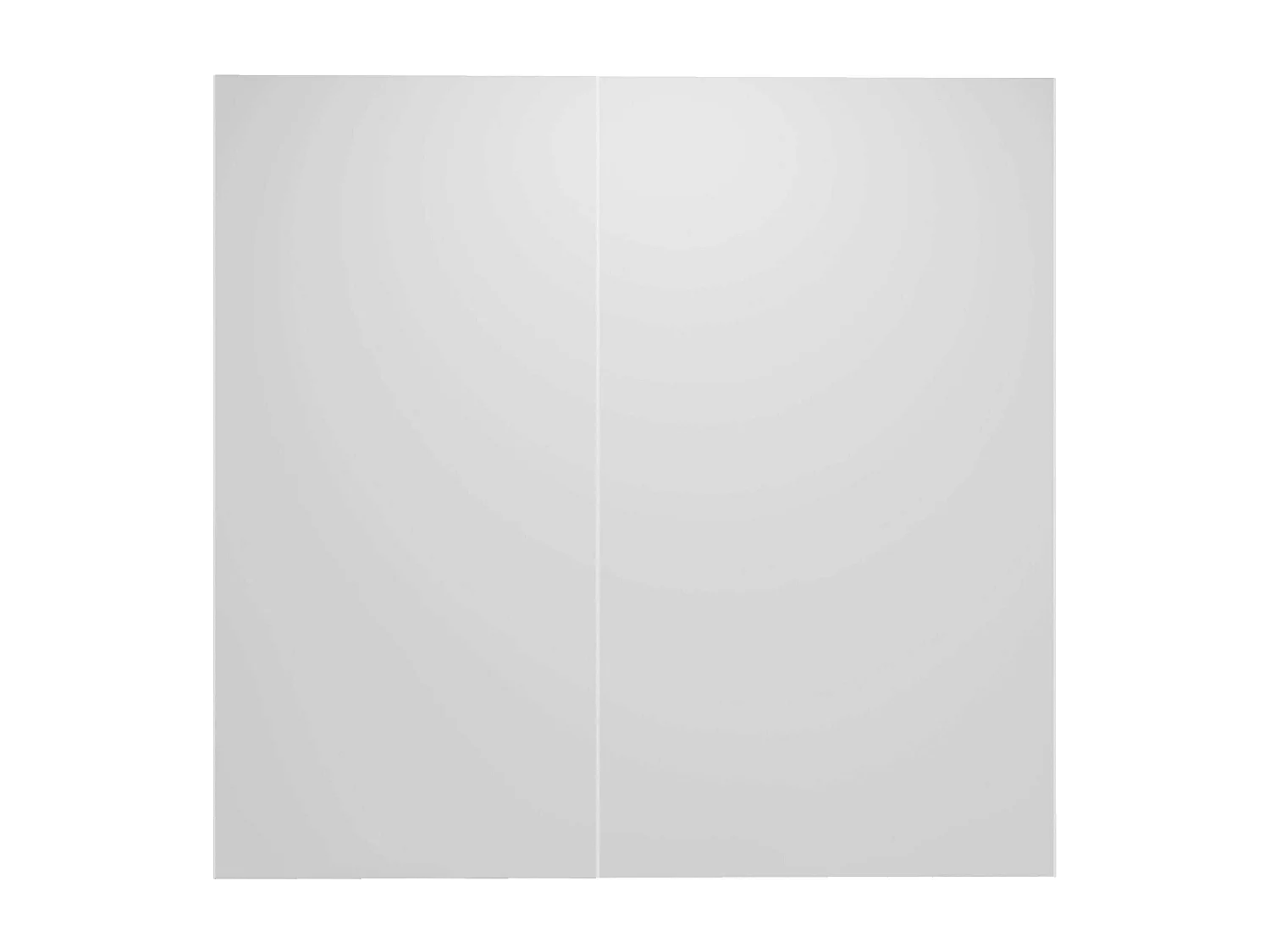 AICA Lot de 2 panneaux muraux de douche Blanc en aluminium avec 3 profilés — L80xL100xH210 cm, protection murale,antimoisissure,facile à installer