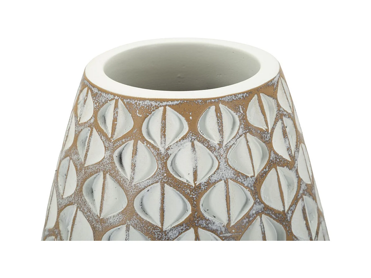 Wazon Dekoracyjny Stambuł, Biały, 45,5x20x20 cm, Seven Design