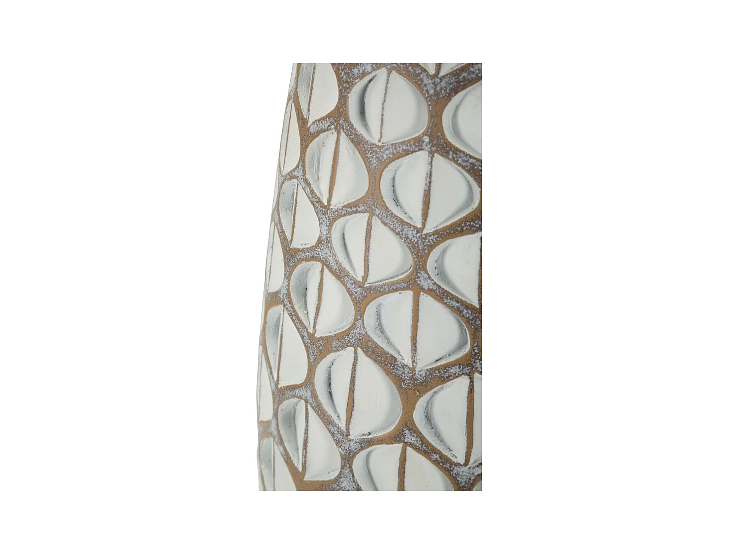 Wazon Dekoracyjny Stambuł, Biały, 45,5x20x20 cm, Seven Design