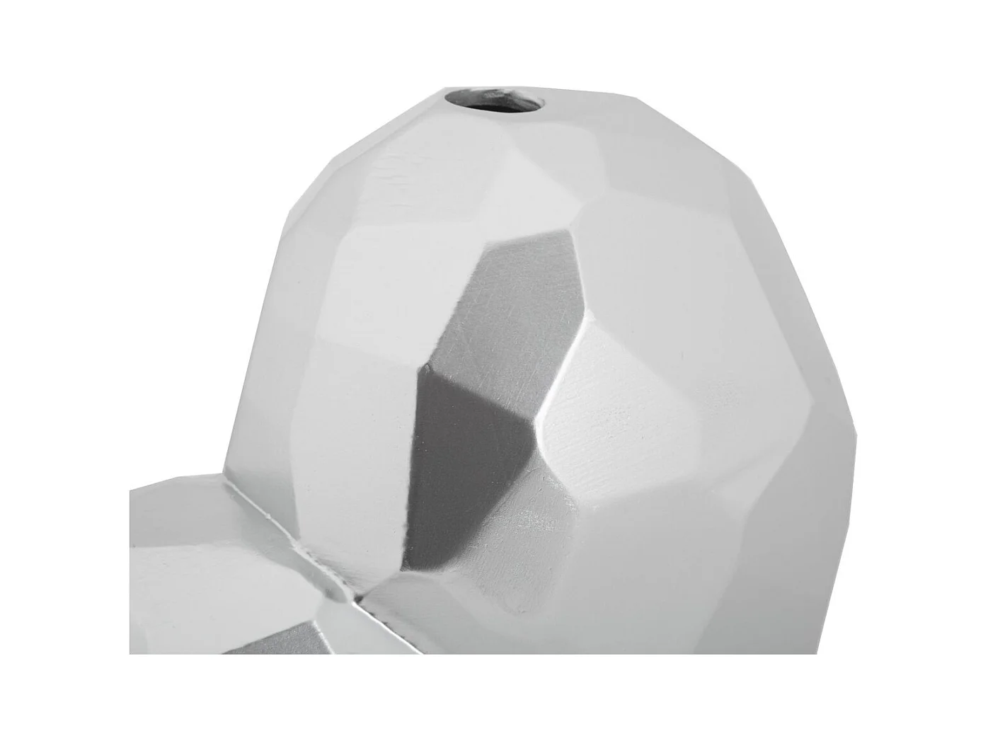 Vase Décoratif Cœur, Argent, 18x19x9 cm, Seven Design