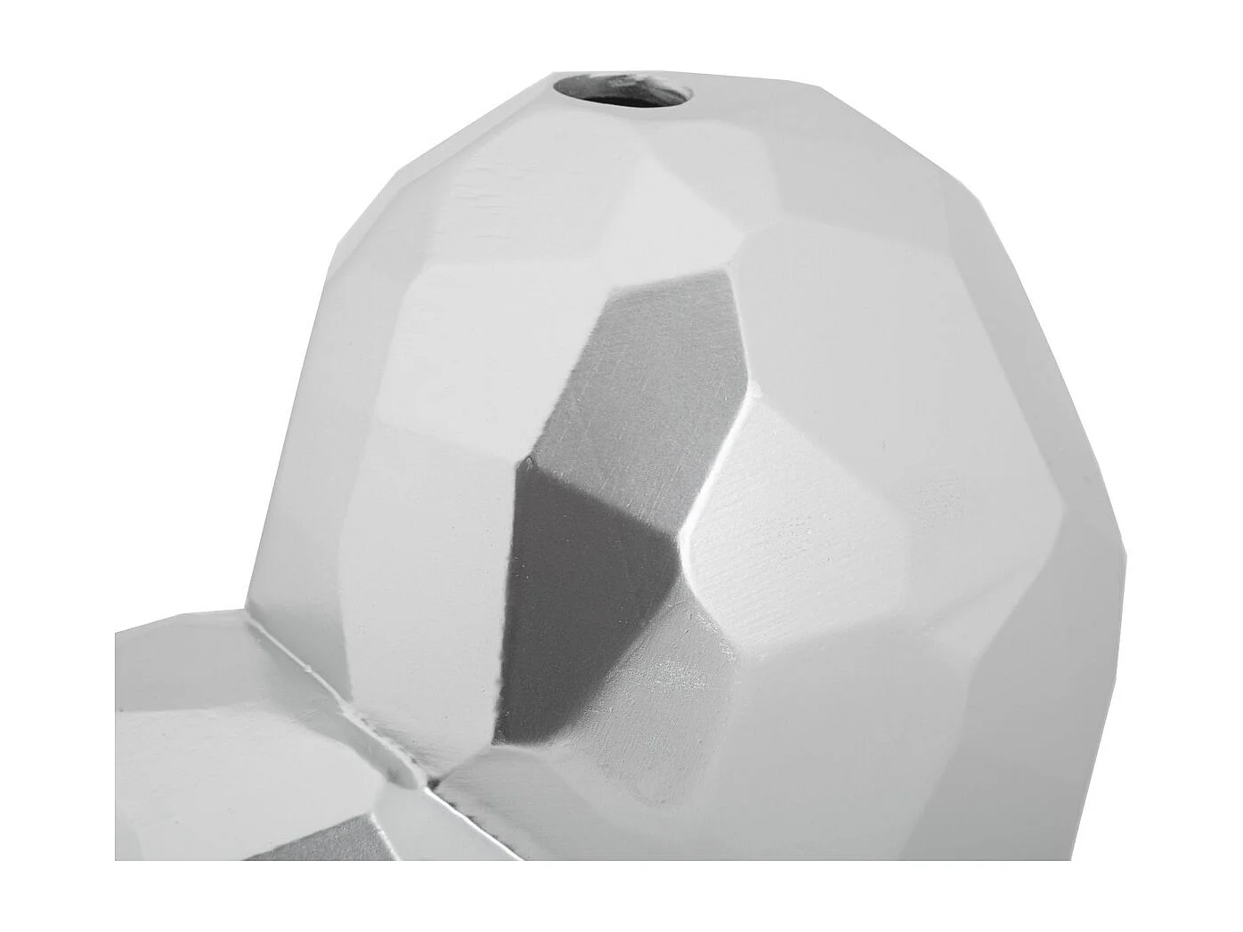 Wazon Dekoracyjny Serce, Srebrny, 18x19x9 cm, Seven Design