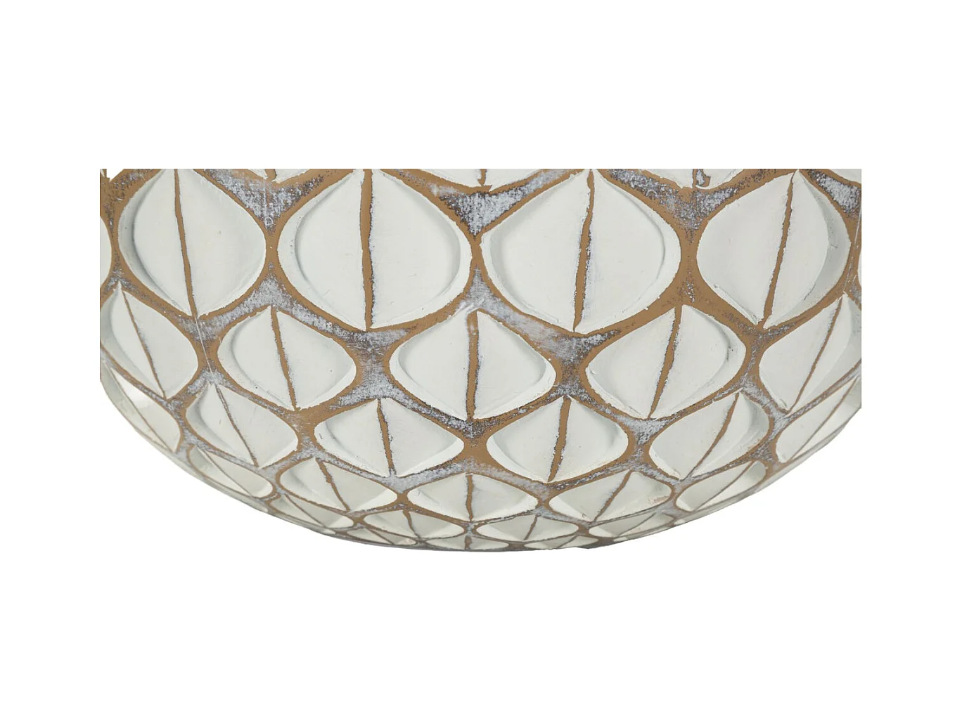 Vase Décoratif Istanbul, Blanc, 27x27x27 cm, Seven Design