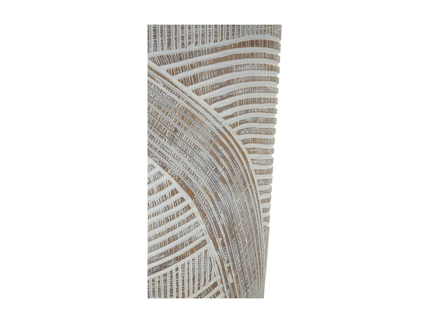 Vaso Decorativo Linhas, Branco, 55x19x19 cm, Seven Design