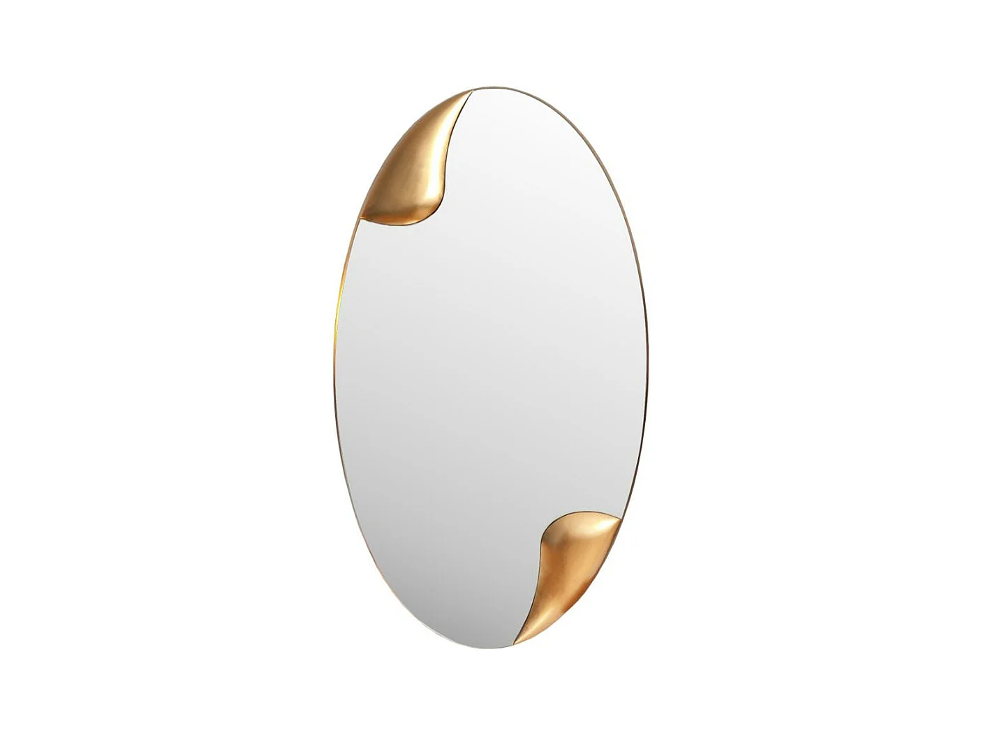 Miroir Dundee doré H120 cm