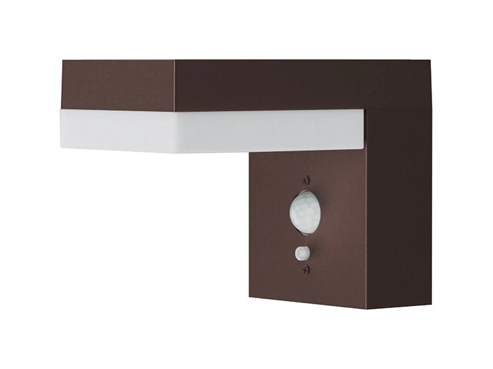 Applique murale solaire CENOVA Marron Aluminium H12,5cm