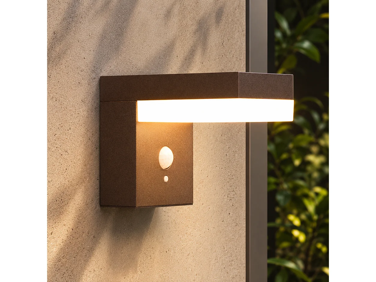 Applique murale solaire CENOVA WALL Rouille H13cm