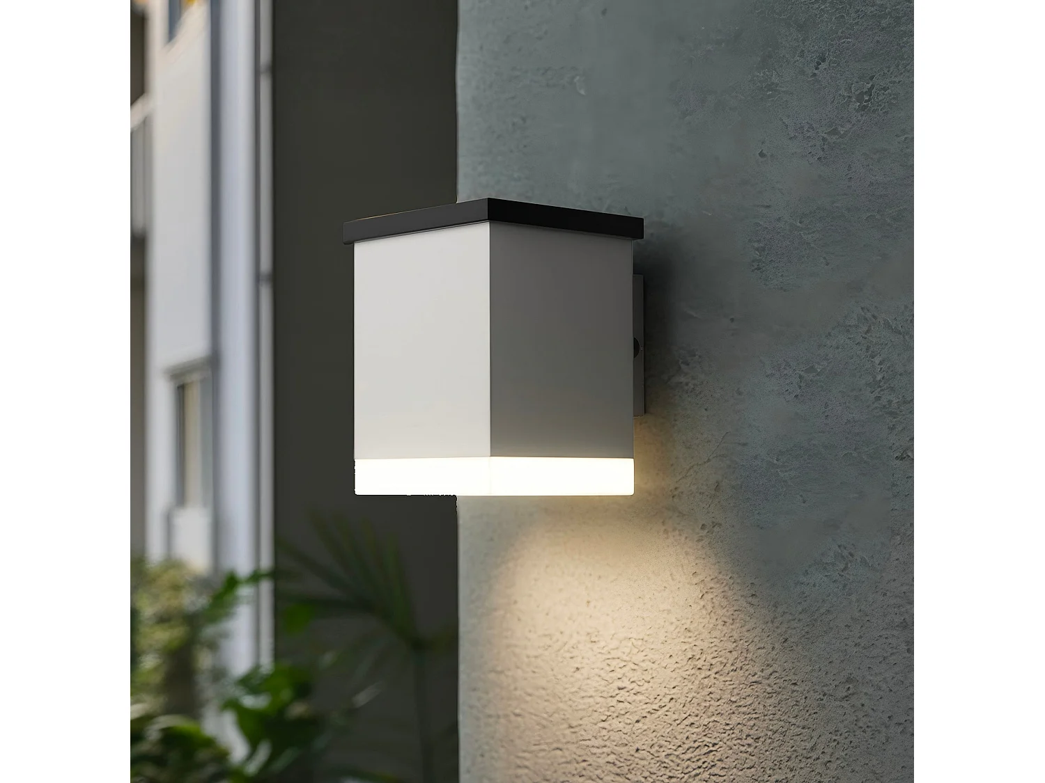 Applique murale solaire SUNBOX WHITE H12cm