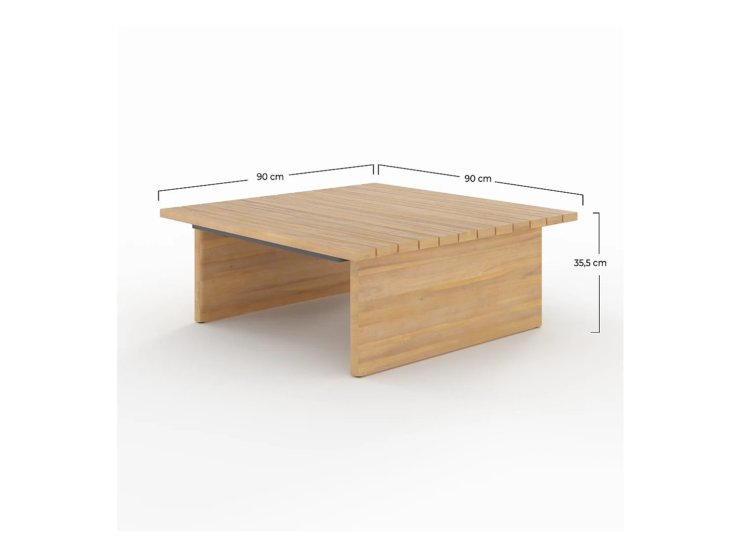 Table basse de jardin en bois d'acacia - Seya