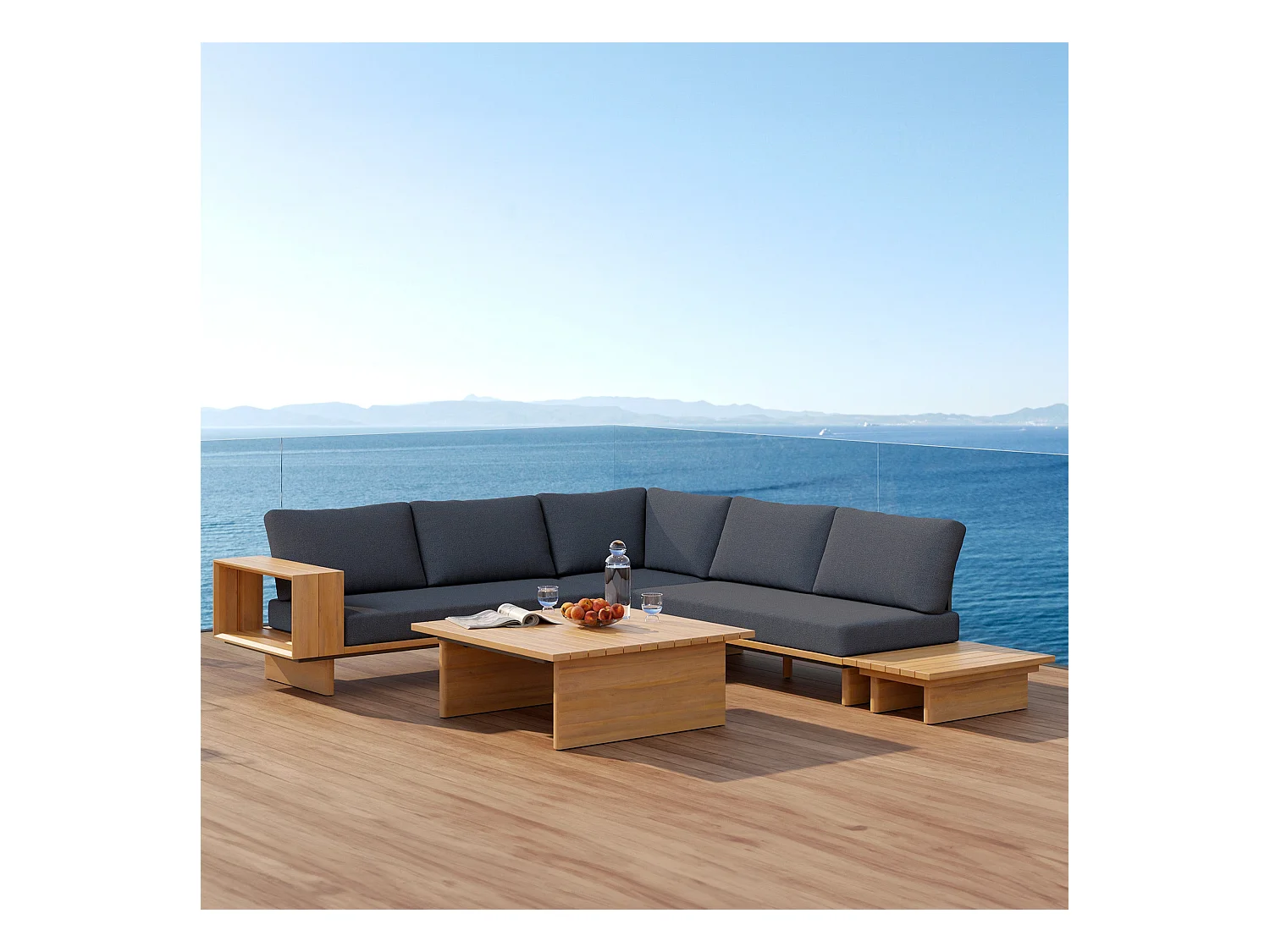 Table basse de jardin en bois d'acacia - Seya