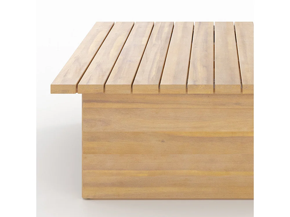 Tavolino da giardino in legno di acacia - Seya