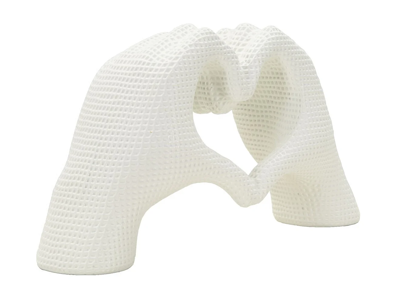 Rzeźba Mani, Biały, 13,5x25x7,5 cm, Seven Design