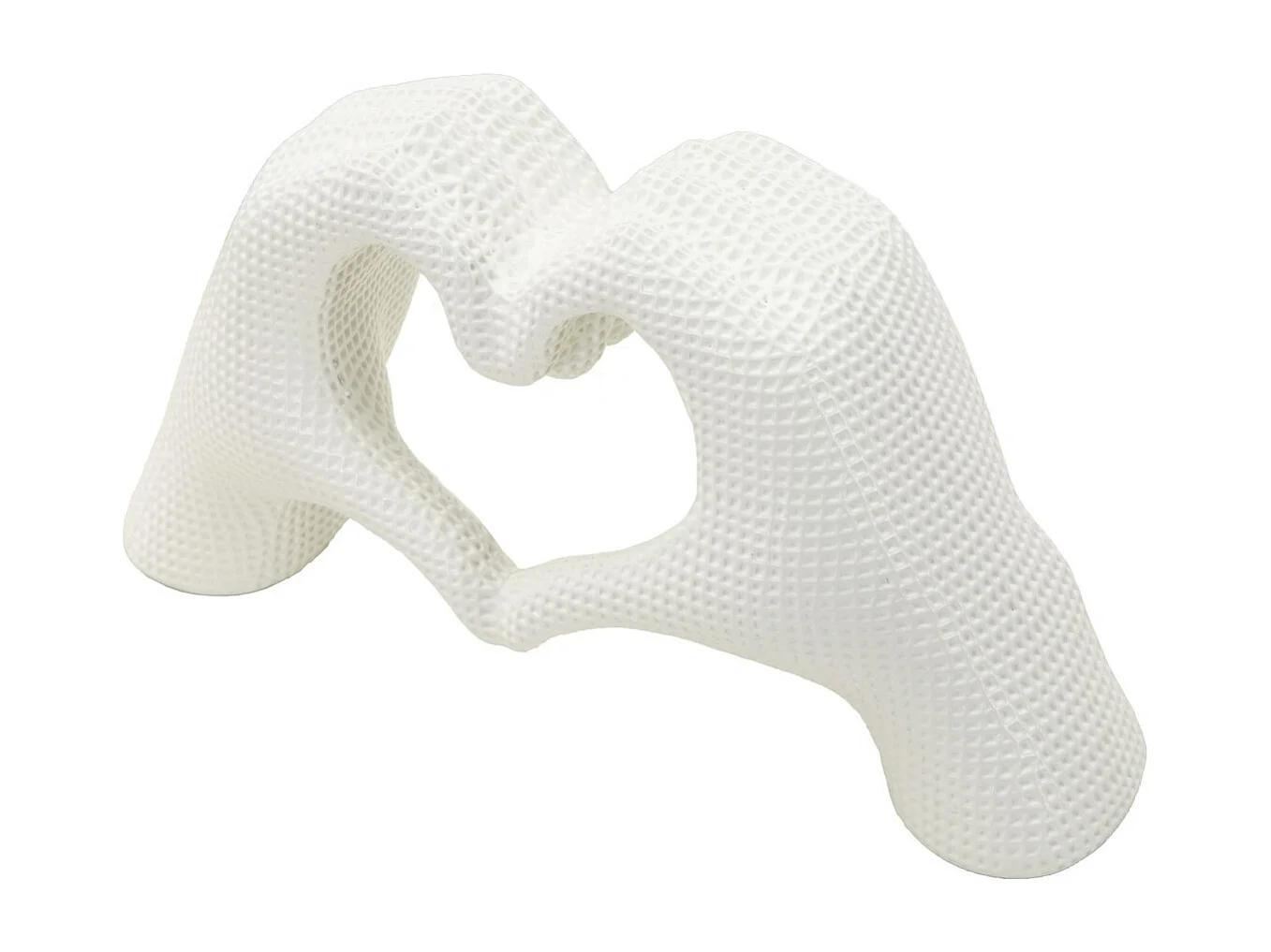 Rzeźba Mani, Biały, 13,5x25x7,5 cm, Seven Design