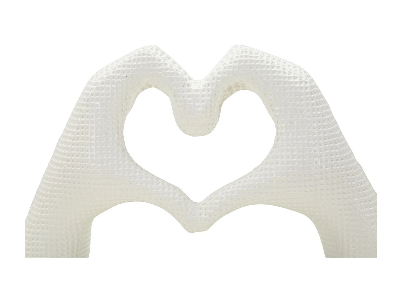 Rzeźba Mani, Biały, 13,5x25x7,5 cm, Seven Design