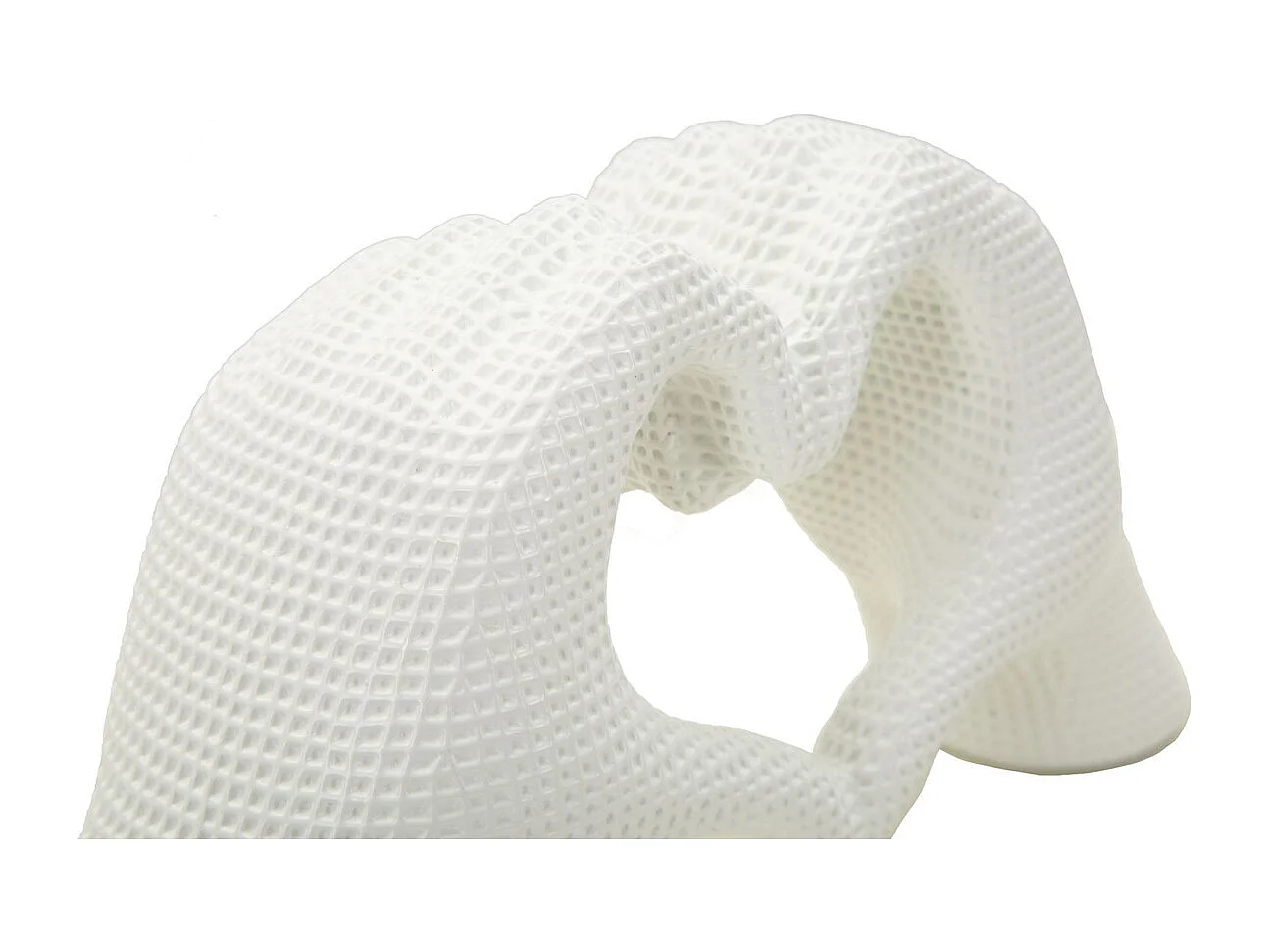 Rzeźba Mani, Biały, 13,5x25x7,5 cm, Seven Design