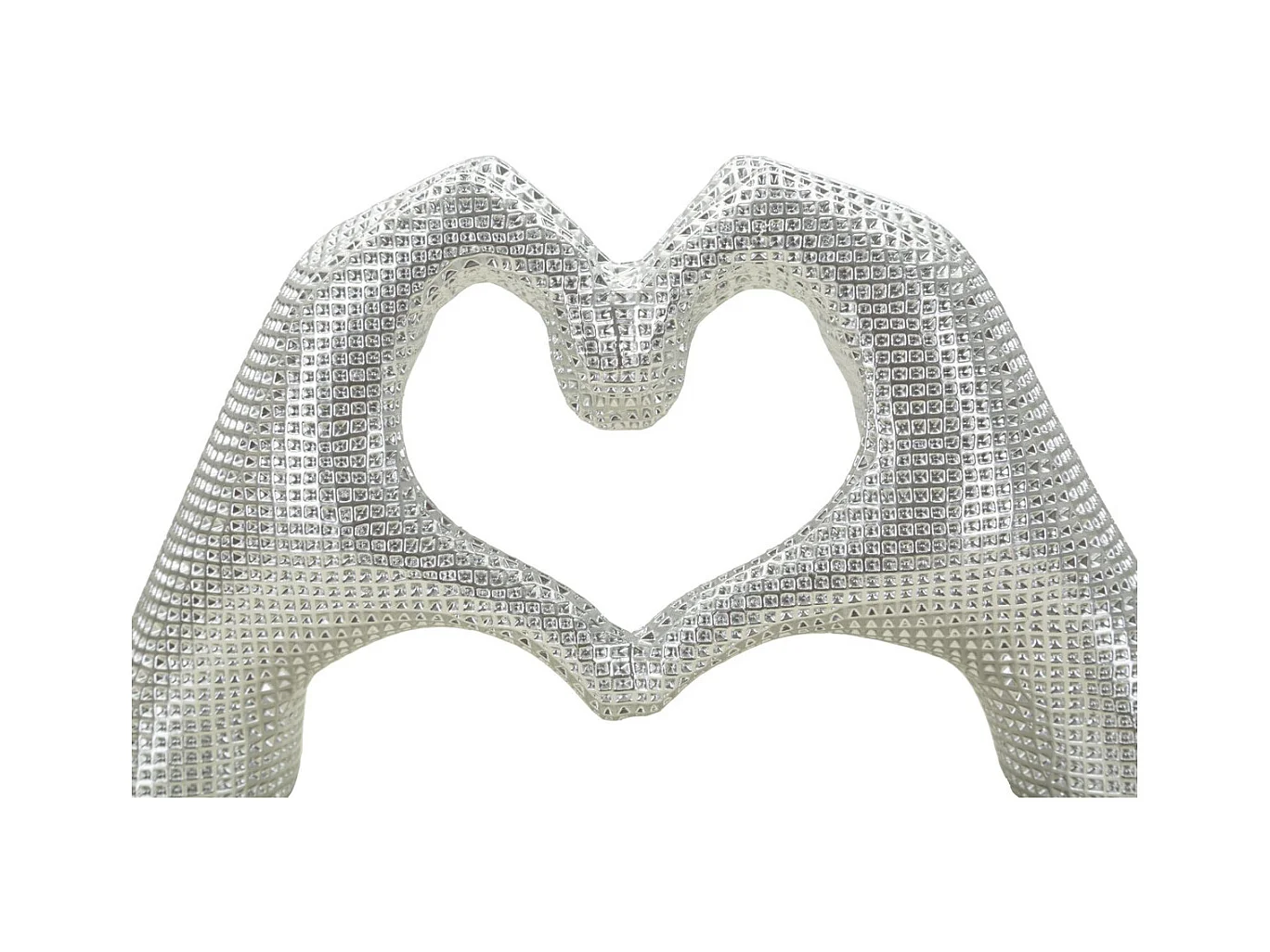 Sculpture Mains, Argent, 13,5x25x7,5 cm, Seven Design