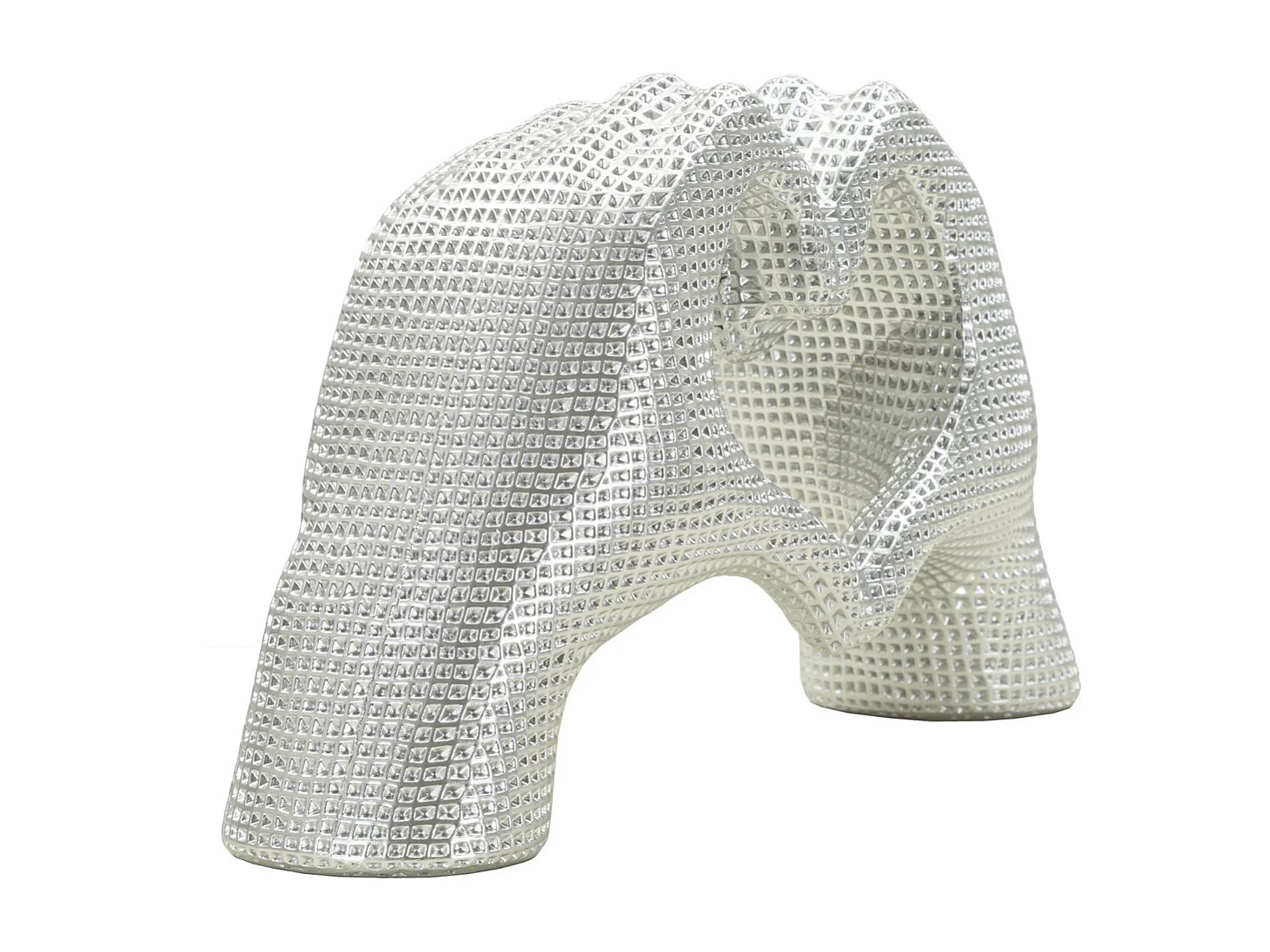 Rzeźba Mani, Srebrny, 13,5x25x7,5 cm, Seven Design