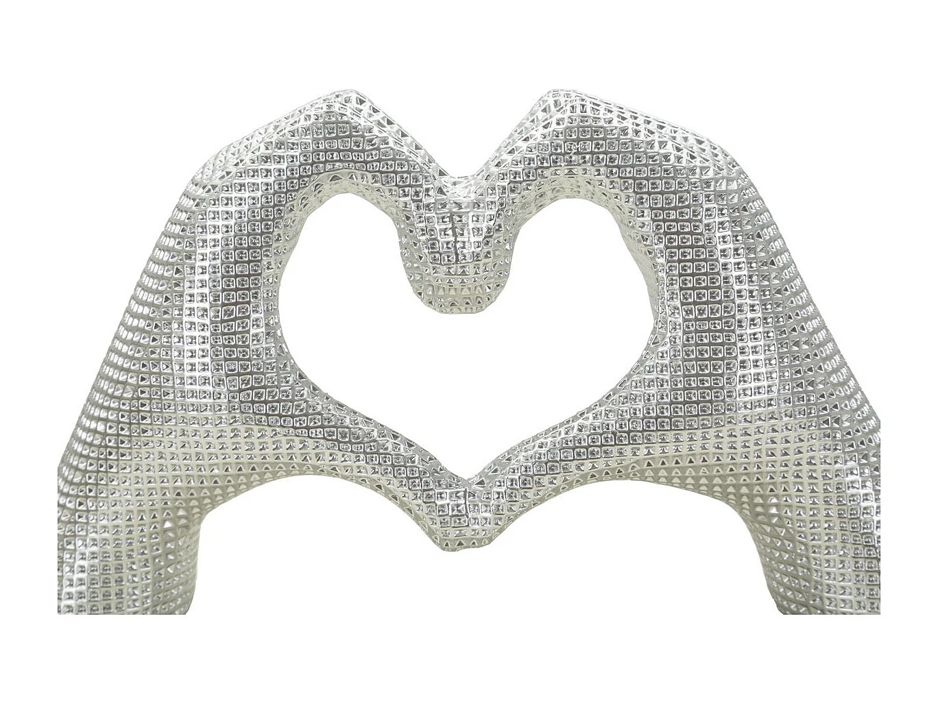 Rzeźba Mani, Srebrny, 13,5x25x7,5 cm, Seven Design