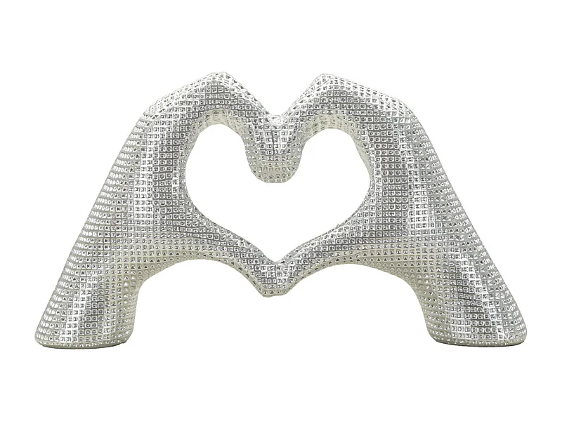 Rzeźba Mani, Srebrny, 13,5x25x7,5 cm, Seven Design