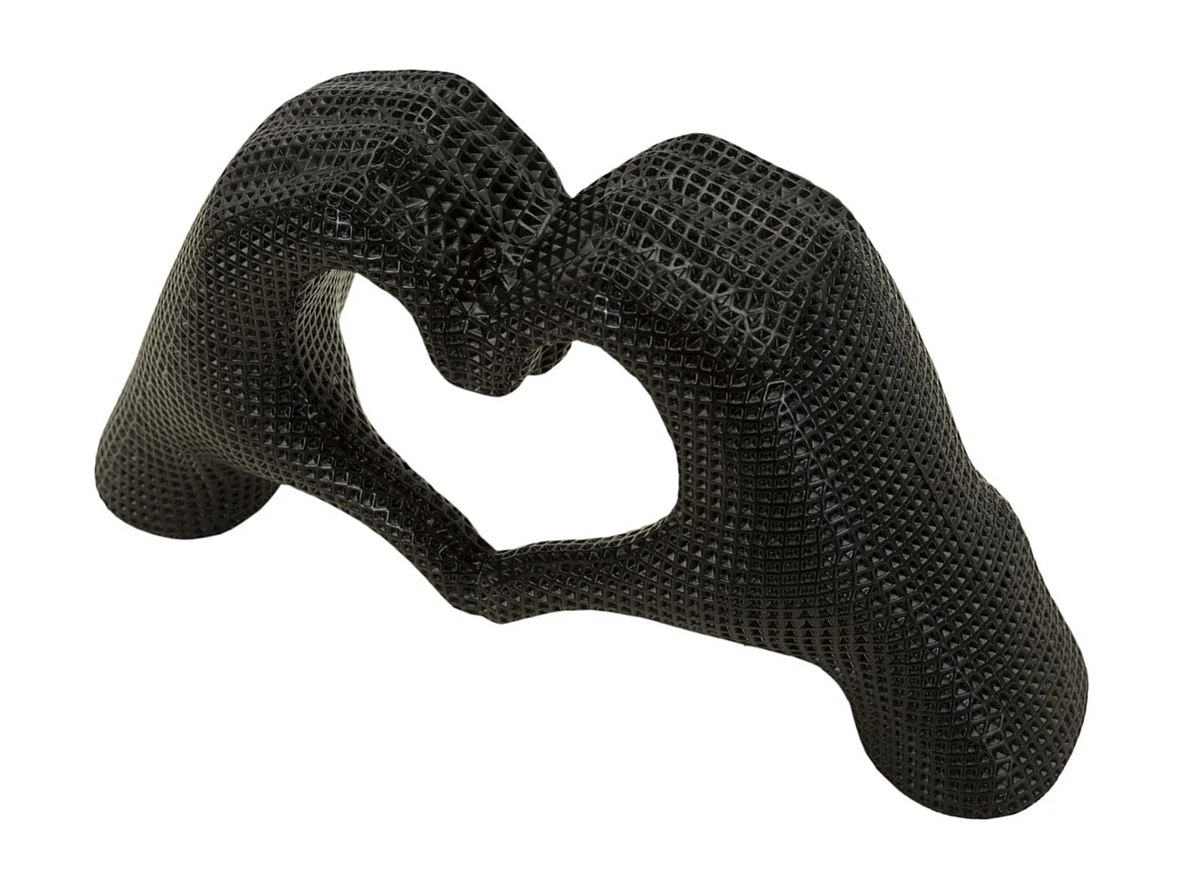 Rzeźba Mani, Czarny, 13,5x25x7,5 cm, Seven Design