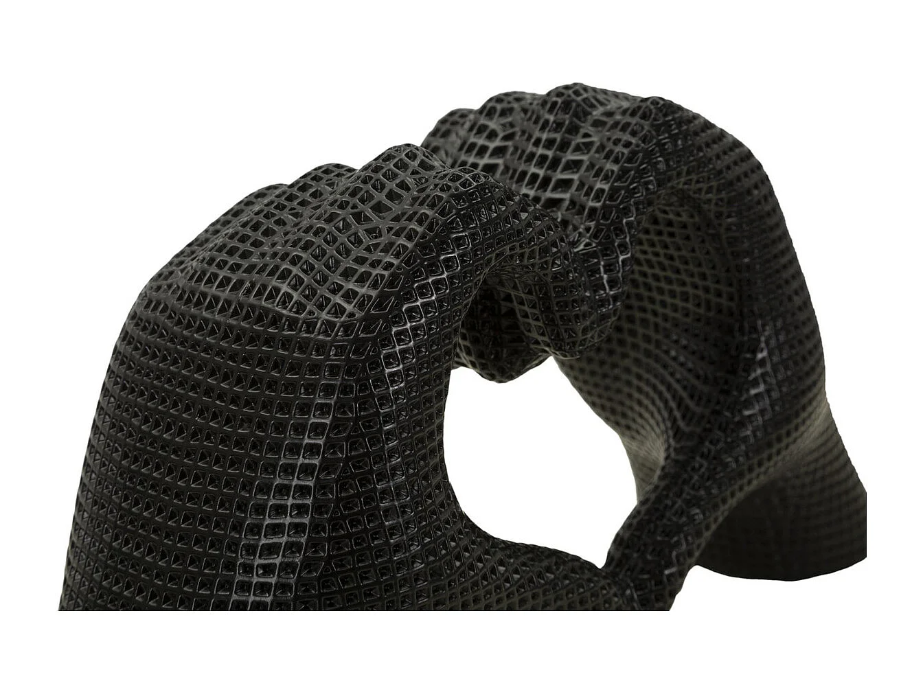 Rzeźba Mani, Czarny, 13,5x25x7,5 cm, Seven Design