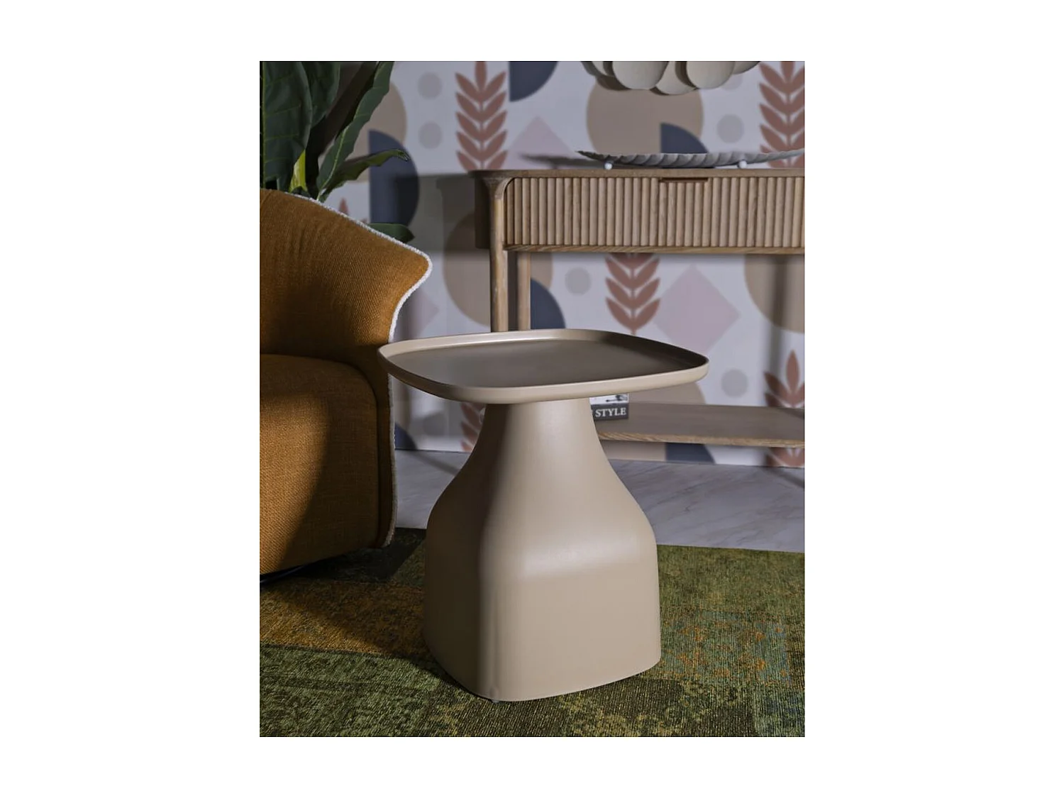 Stolik Kawowy MF711, Szary, 50x48x48 cm, Seven Design