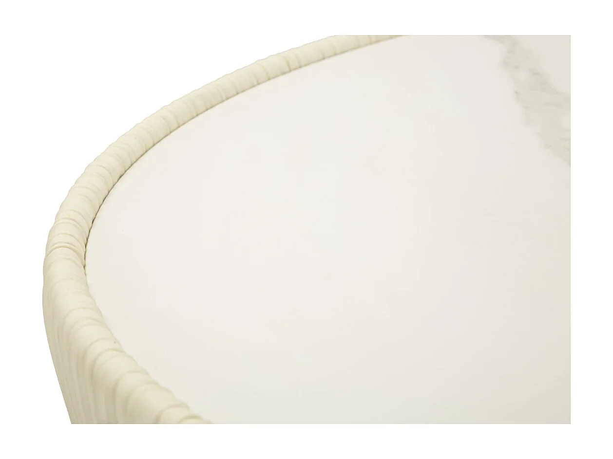 Tavolino MF701, Beige, 38x71x71 cm, Seven Design