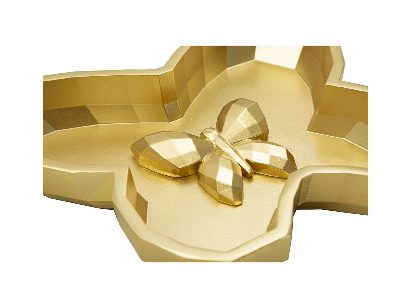 Plateau Papillon, Or, 3x20,5x17,5 cm, Seven Design