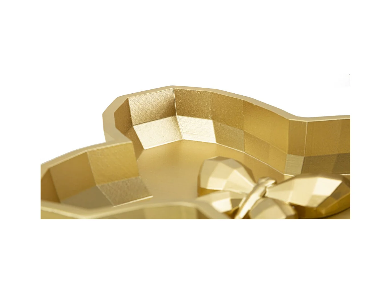 Plateau Papillon, Or, 3x20,5x17,5 cm, Seven Design
