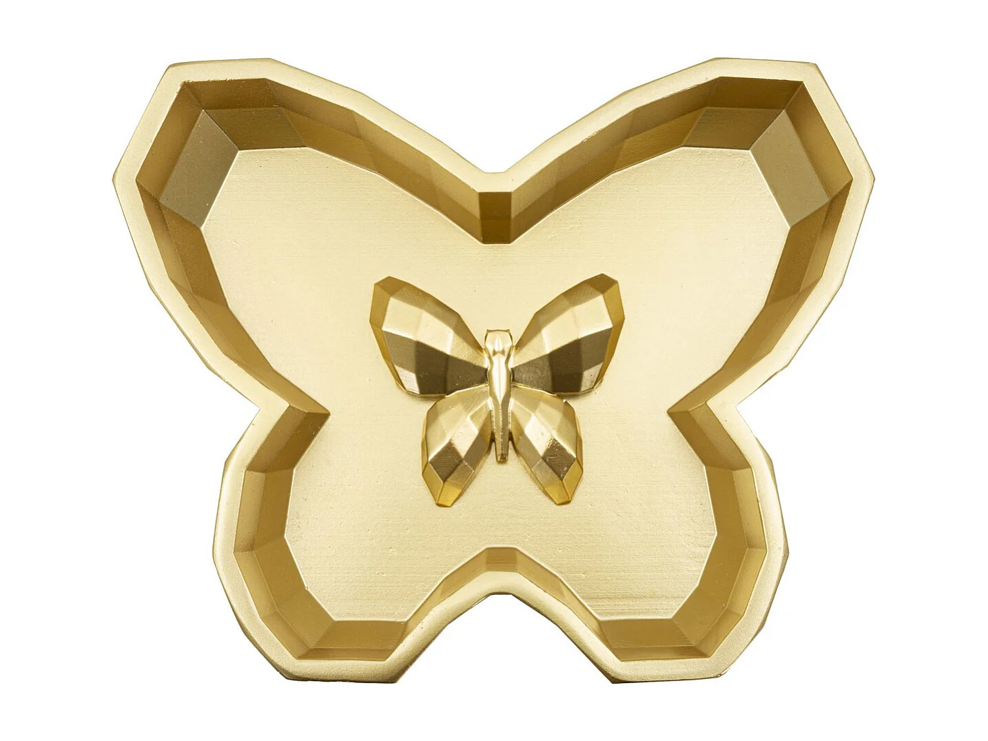 Plateau Papillon, Or, 3x20,5x17,5 cm, Seven Design