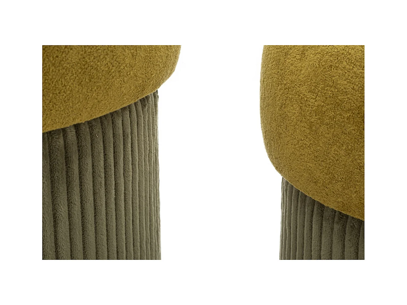 Pouf MF723, Verde, 44x42x42 cm, Epikasa