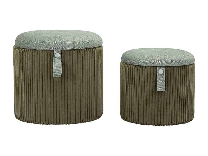 Pouf MF719, Verde, 38x38x38 cm, Epikasa