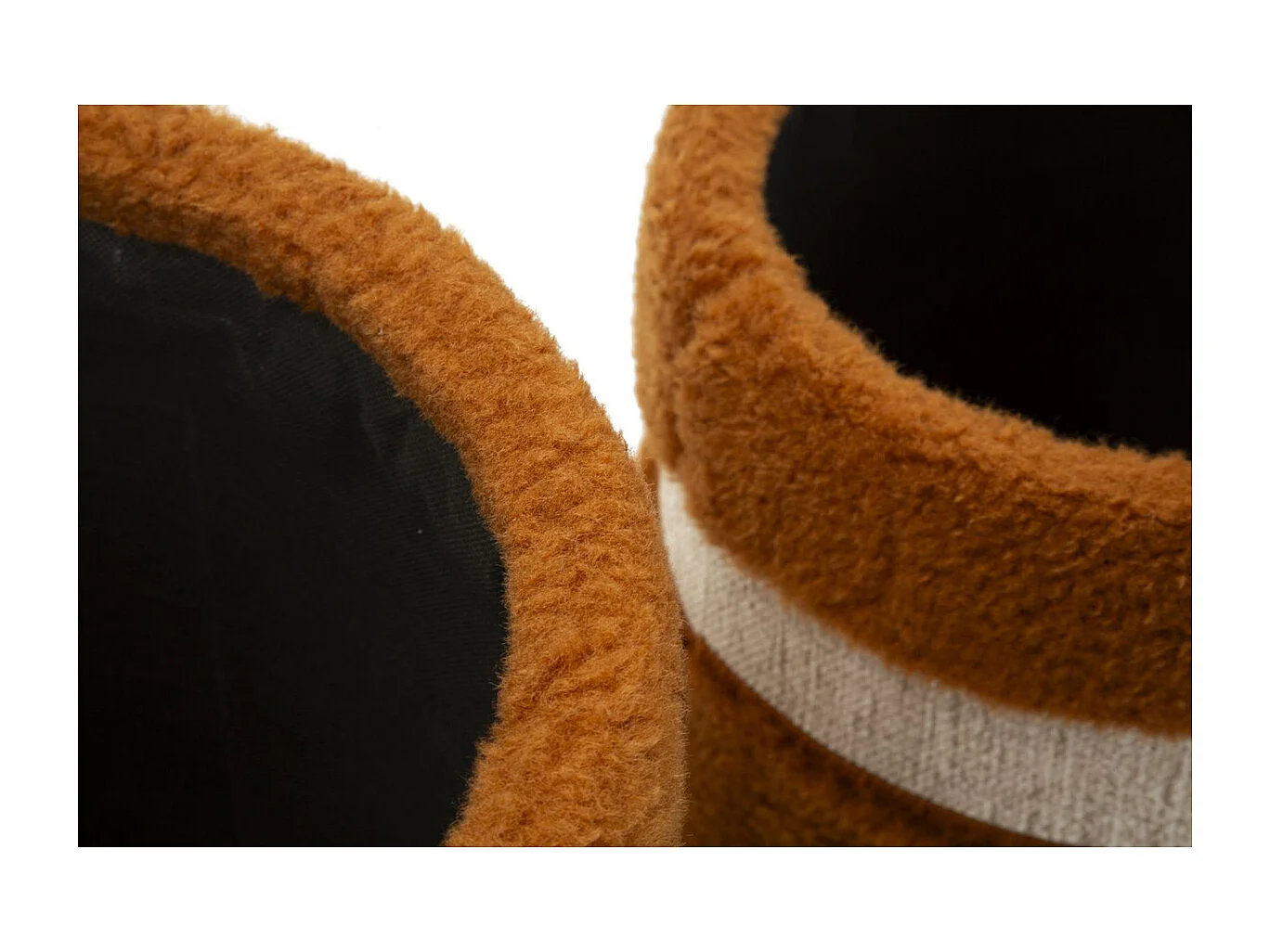 Pouf MF721, Marrone, 47x40x40 cm, Epikasa