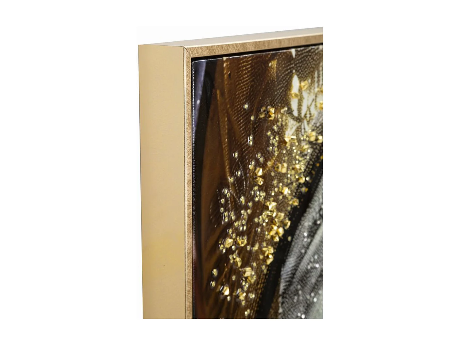 Impression sur Toile Visage, Multicouleur, 102x52x4 cm, Seven Design